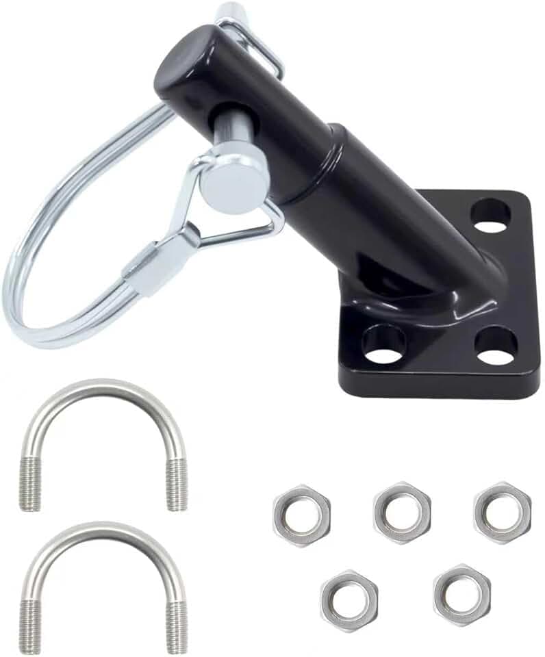 Coppia per Rimorchio Bici 17 mm con Spillo di Sicurezza Adattatore Universale per Rimorchi Bambini e Cani Compatibile con Thule Burley Croozer