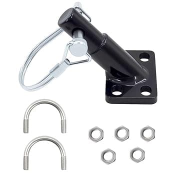 Coppia per Rimorchio Bici 17 mm con Spillo di Sicurezza Adattatore Universale per Rimorchi Bambini e Cani Compatibile con Thule Burley Croozer