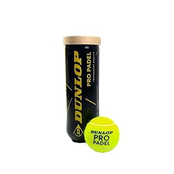DUNLOP Pro Padel Balls - Palline da padel per competizioni e tornei