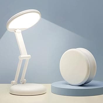 One Fire Lampada da Tavolo senza Fili, Ricaricabile con 3600mAH Batteria, Lampada da Comodino Portatile & 9 Luminosità Dimmerabile, Abat Jour da Comodino, Poldina Lampada, Lampada LED