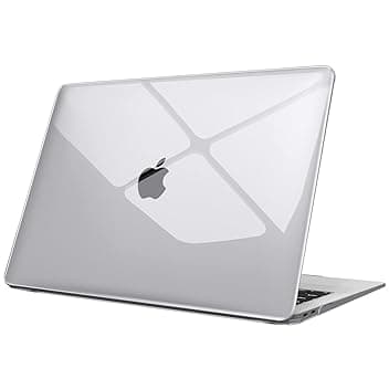 FINTIE Custodia Compatibile con MacBook Air 13 2020/2019/2018 (A2337 M1 / A2179 / A1932 ) - Cover Rigid Protettivo Guscio Rigido Case, Cristallo Chiaro ClimatePartner certified