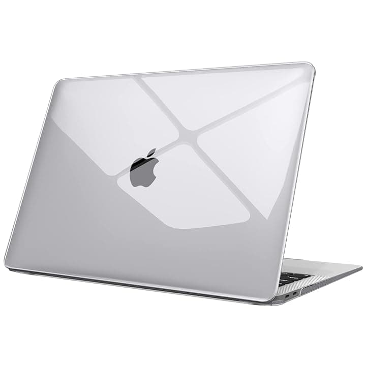 FINTIE Custodia Compatibile con MacBook Air 13 2020/2019/2018 (A2337 M1 / A2179 / A1932 ) - Cover Rigid Protettivo Guscio Rigido Case, Cristallo Chiaro ClimatePartner certified
