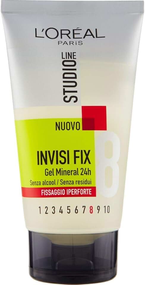 L'Oréal Paris Studio Line Invisi Fix Gel Fissaggio Forte, 150 ml