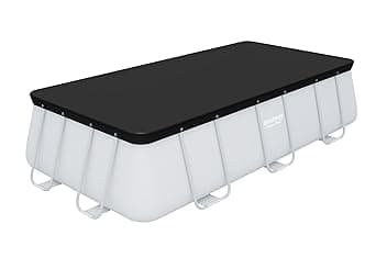 Bestway 58232-7 Copertura rettangolare per piscine fuori terra da 404x412 o 404x201 cm