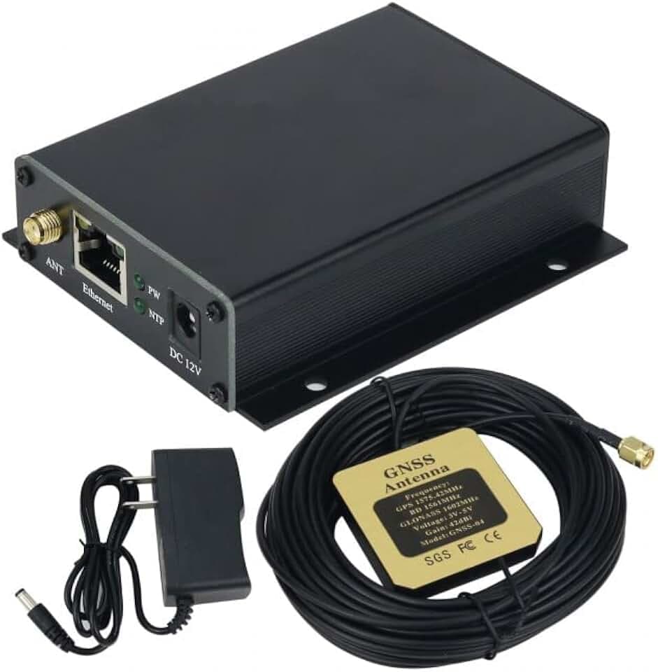 FC-NTP-Mini NTP Server Desktop Network Con Una Porta Ethernet per GPS Beidou GLONASS QZSS