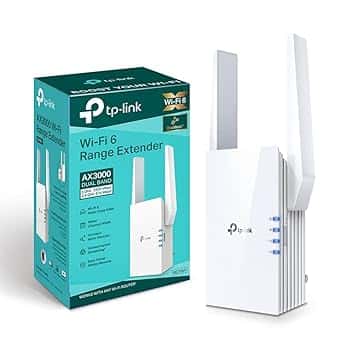 TP-Link RE705X Ripetitore WiFi 6, Amplificatore AX3000Mbps, Extender, Booster, 1 Porta Gigabit Ethernet Ultraveloce, Amplificatore Segnale, Nuovo Prodotto con TP-Link Onemesh