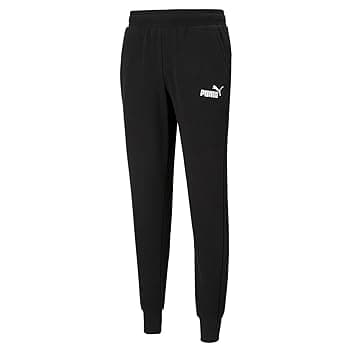 Puma - Essentials+ - Pantaloni con Logo in Pile, Pantaloni Uomo