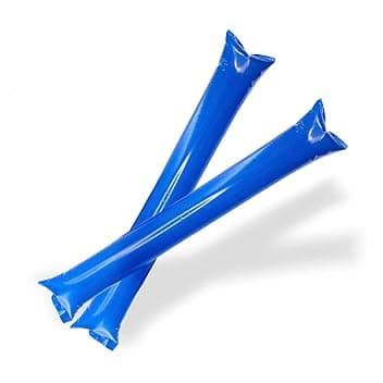 Confezione da 100 Bastoni Gonfiabili Riutilizzabili. Bam Bam Thunder per Animazione e Fare Il Tifo. Cotillon Sportivo e Celebrazioni