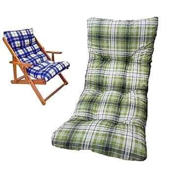 Ricambio Cuscino Poltrona Relax Sedia Sdraio Harmony in Legno Colore Verde