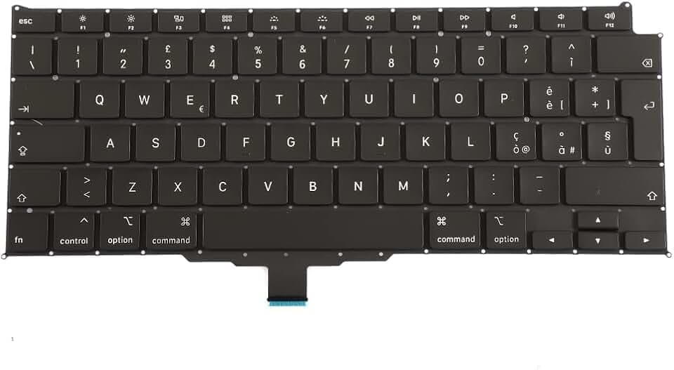 Tastiera IT Italiana per MacBook Air Retina 13" A2179, Bluetooth, 2020