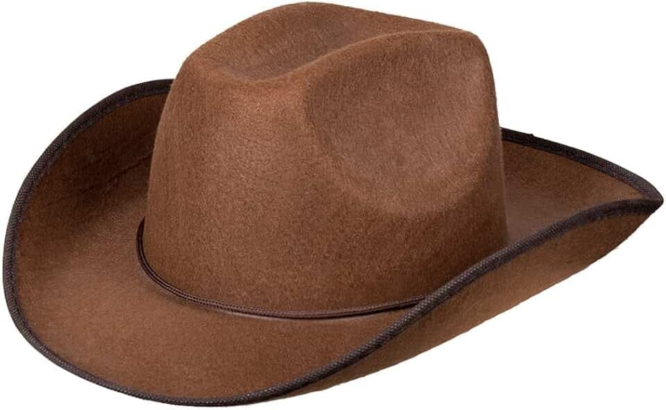 Boland - Cappello da cowboy per adulti, copricapo per costume, sceriffo, cavaliere da rodeo,