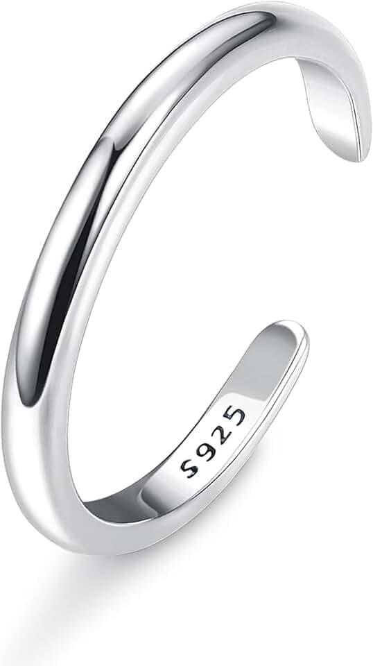 ORAZIO S925 Anello Piede in Argento Sterling per Donne Freccia Infinita Vintage Nodo Celtico Margherita Fiore Anelli da Punta Regolabili Anelli da Punta Estate Spiaggia Piedi Set Gioielli ClimeCo Certified