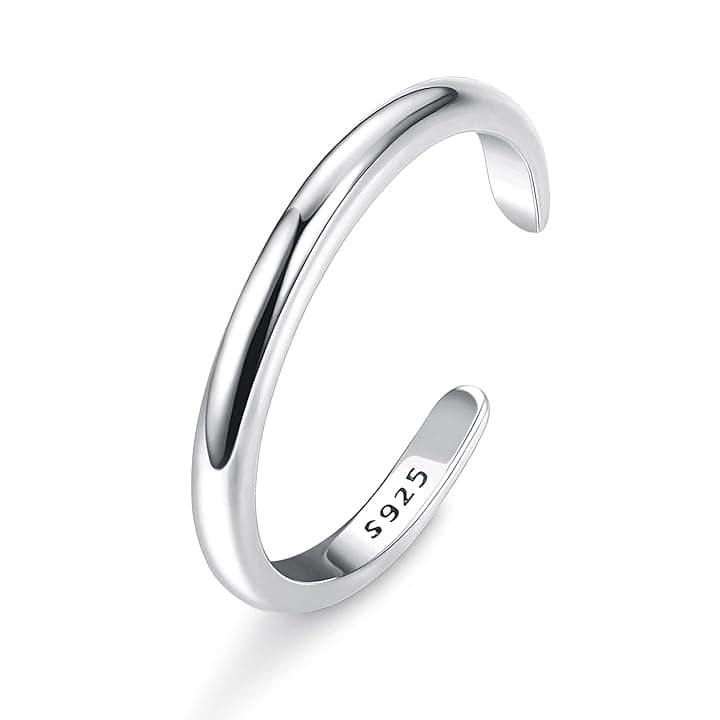 ORAZIO S925 Anello Piede in Argento Sterling per Donne Freccia Infinita Vintage Nodo Celtico Margherita Fiore Anelli da Punta Regolabili Anelli da Punta Estate Spiaggia Piedi Set Gioielli ClimeCo Certified