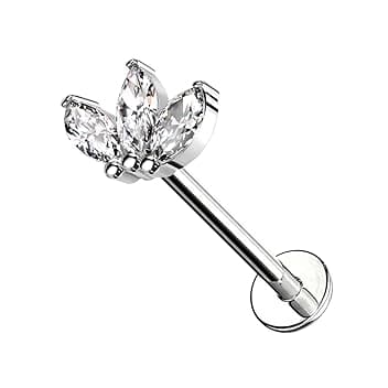 AWAKEN Piercing Labret Acciaio Chirurgico Filettato Internamente Stud Orecchini Borchie Cartilagine Helix Tragus Conch Medusa Daith Piercing a Bottone