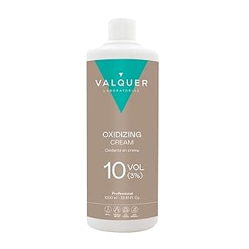 Valquer Acqua Ossigenata 10 Vol 3% | Emulsione Ossidante Professionale per Colorazione e Decolorazione Capelli | Formula Vegana | 1000 ml