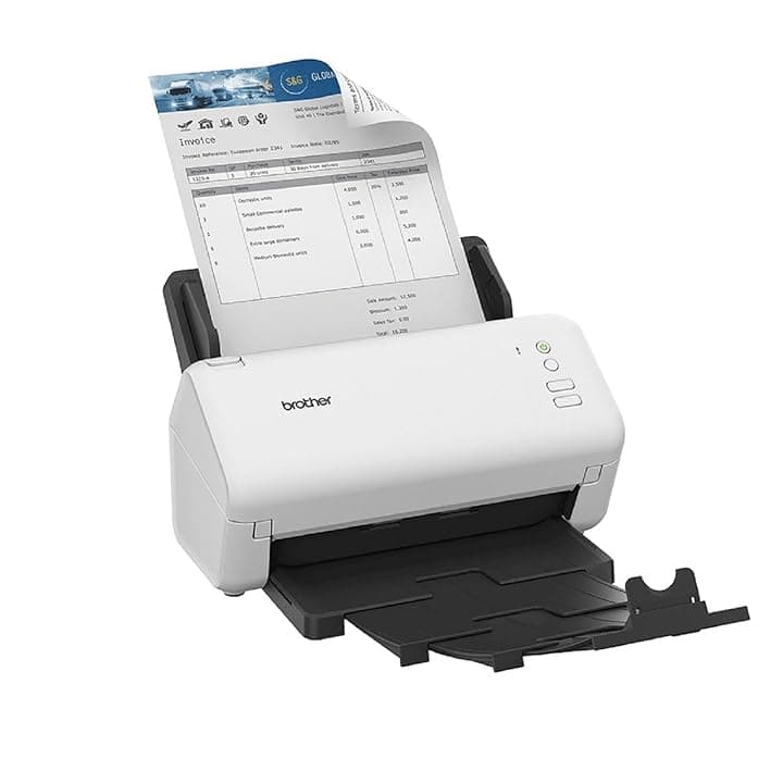 Brother ADS4100 | Scanner Desktop A4 | 35 pag/min | USB 3.0 SuperSpeed e scansione diretta su host USB | ADF da 60 fogli