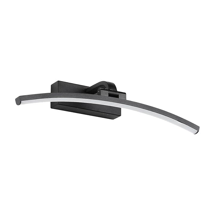YHTlaehLuci da specchio Illuminazione bagno Lampada da specchio da bagno nera da 10 W 720 lumen bianca neutra 4000 K IP44 Impermeabile senza sfarfallio per Lunghezza del prodotto: 40 cm
