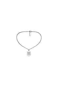 Seven Collana con piastrina 1899 A.C. MILAN, Acciaio, Per bambini, Ragazzi e adulti, Calcio, Prodotto ufficiale, Idea regalo tifosi
