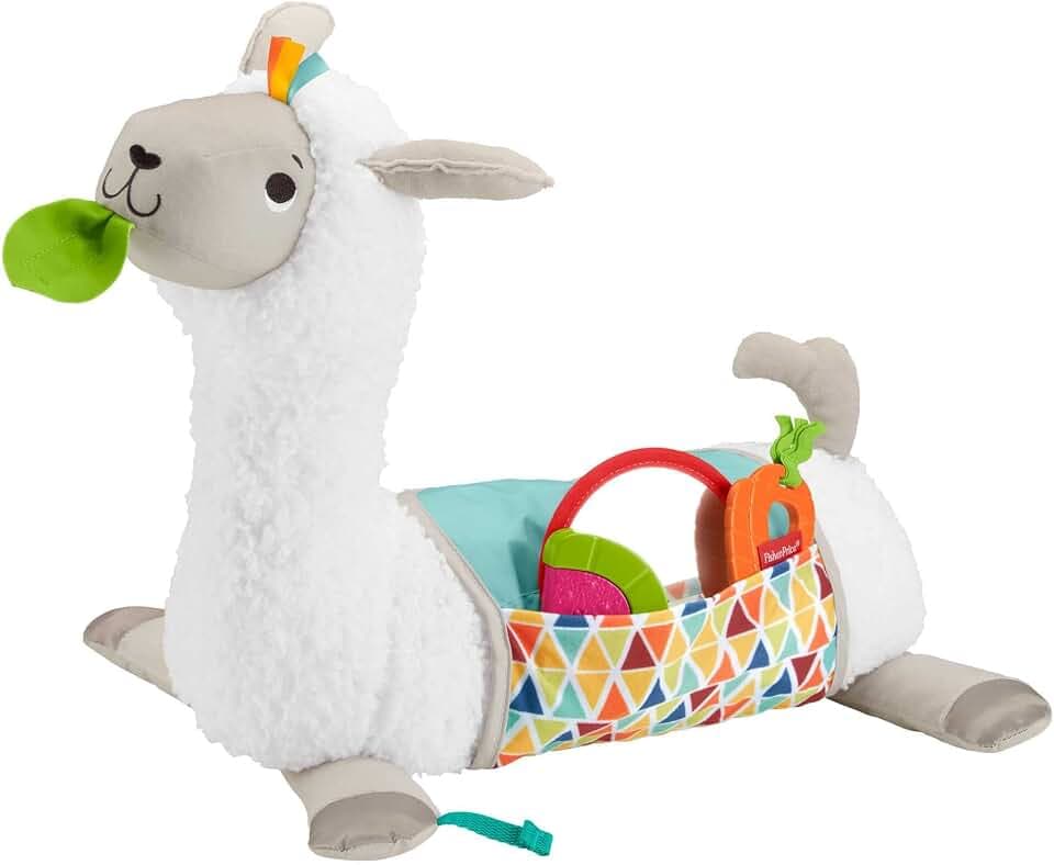Fisher-Price Morbido Lama Cresci con Me per Il Tummy Time