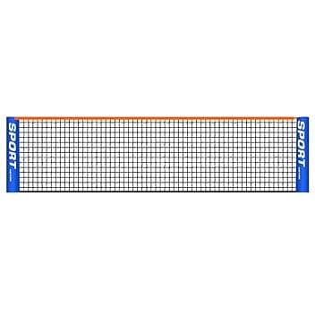 Kisbeibi Rete da tennis portatile, di ricambio sportiva per badminton, per bambini, adulti, calcio, pallavolo, rete pieghevole per giardino, cortile, cortile, spiaggia (4,1 m: 161,42 x 33,86 pollici)