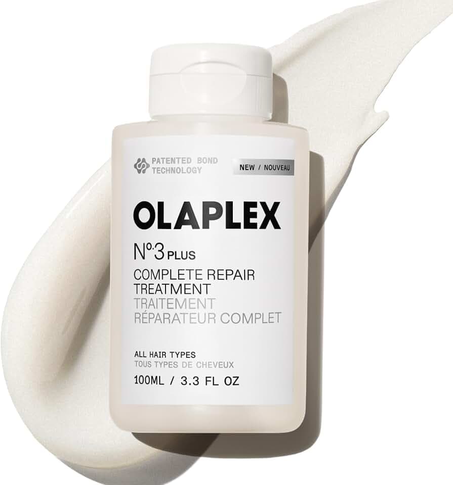 Olaplex N°.3PLUS Complete Repair Treatment: Pre-Shampoo Treatment | Repairs Damage & Reduces Future Breakage | For Coily, Curly, Straight, and Wavy, 100 mL / 3.3 Fl Oz
