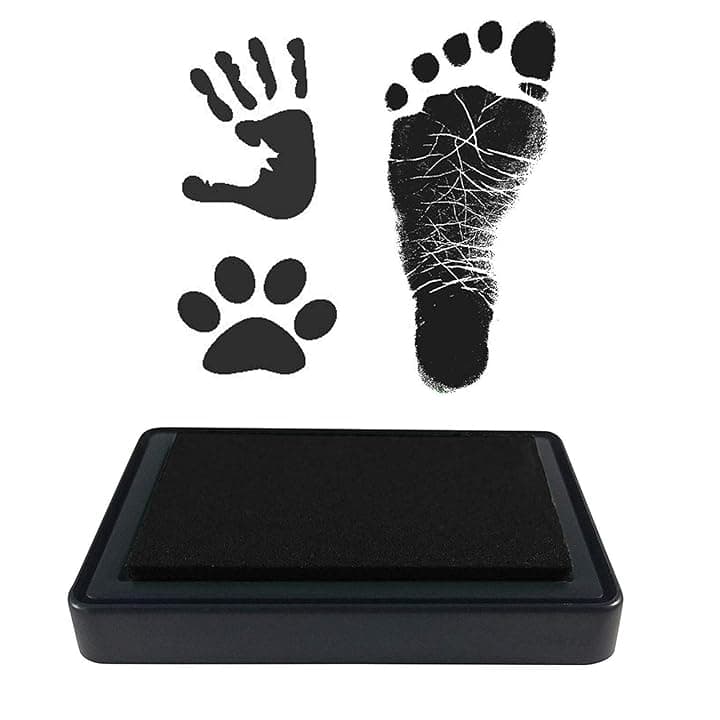 Kit per Impronte di Mani e Piedi di Bambini, Tampone di inchiostro, Innocuo per bambini, Facile da pulire