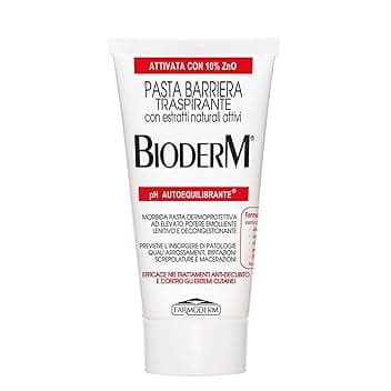 BioDerm Pasta Barriera Crema Cambio Pannolino con Ossido di Zinco 300 ml - Pasta Lenitiva Protettiva per Anziani, Allettati, Disabili e Neonati - Prodotti Alta Protezione per la Cura delle Pelle