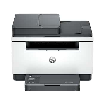HP LaserJet M235sdw 8J9K7F, Stampante Multifunzione A4, Stampa Fronte e Retro Automatica in Bianco e Nero, 27 ppm, WiFi, Ethernet, USB, ADF, Smart, No Fax, Schermo LCD a icone, Grigia Blue Angel