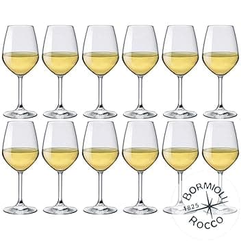 Bormioli Rocco - DiVino, Calici per vino bianco, 44,5 cl, set da 12 pz