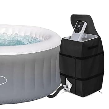 Copertura Gonfiabile per Pompa del Riscaldatore Spa, Anti-Polvere Impermeabile Portatile Della Vasca da Bagno