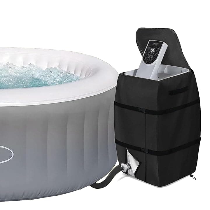 Copertura Gonfiabile per Pompa del Riscaldatore Spa, Anti-Polvere Impermeabile Portatile Della Vasca da Bagno