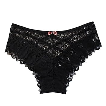 Generico Perizoma Donna Seducente in Pizzo Mutande Vita Alta Slip Brasiliana Traspirante Morbido da Piscina Intimo Modellante Senza Cuciture Tanga Sexydonna Hot per Mare e San Valentino
