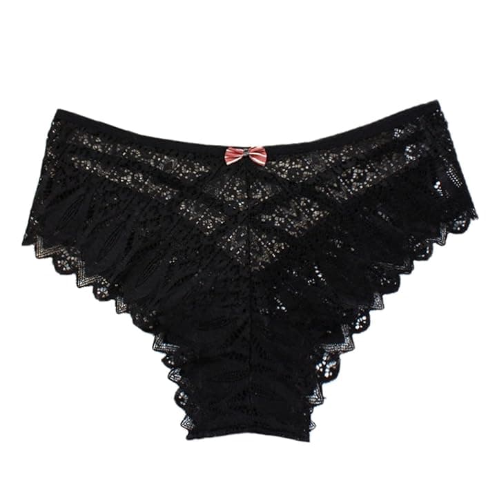 Generico Perizoma Donna Seducente in Pizzo Mutande Vita Alta Slip Brasiliana Traspirante Morbido da Piscina Intimo Modellante Senza Cuciture Tanga Sexydonna Hot per Mare e San Valentino