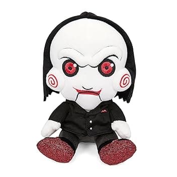 Kidrobot Peluche Saw, Billy The Puppet, Phunny, 20 cm, peluche per regali di compleanno, collezionista, Natale