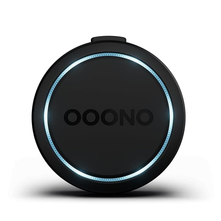 Ooono Co-Driver NO2 modello ottimizzato per auto, alert per autovelox e pericoli, ricaricabile, con indicatore LED, compatibile con Apple CarPlay e Android Auto