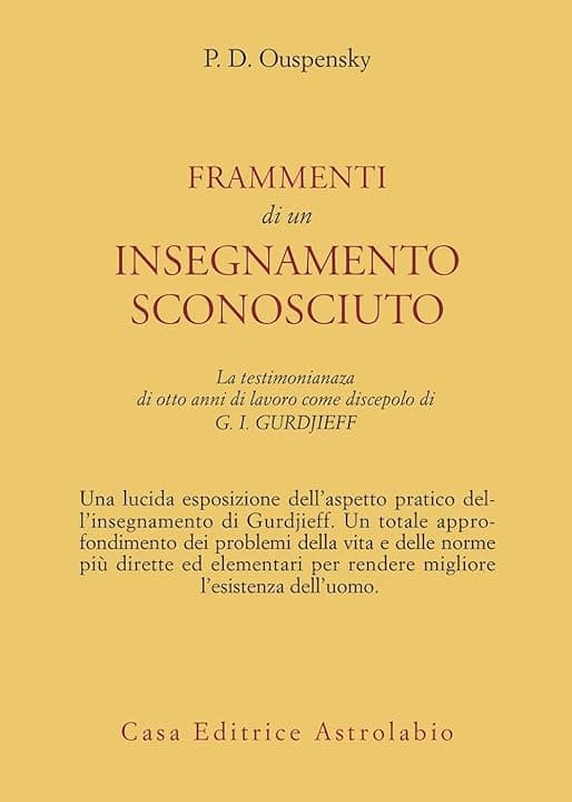 Frammenti di un insegnamento sconosciuto
