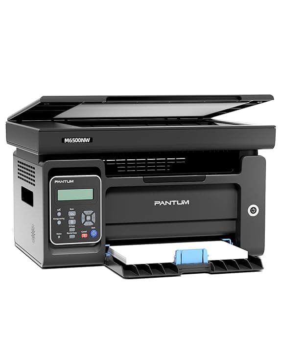 PANTUM M6500NW Stampante Laser Multifunzione WiFi, Duplex Manuale in Bianco e Nero, 22 ppm, Ethernet, USB 2.0, Risoluzione 1200 x 1200 dpi, Stampa, Copia e Scansione per Piccoli Uffici Domestici