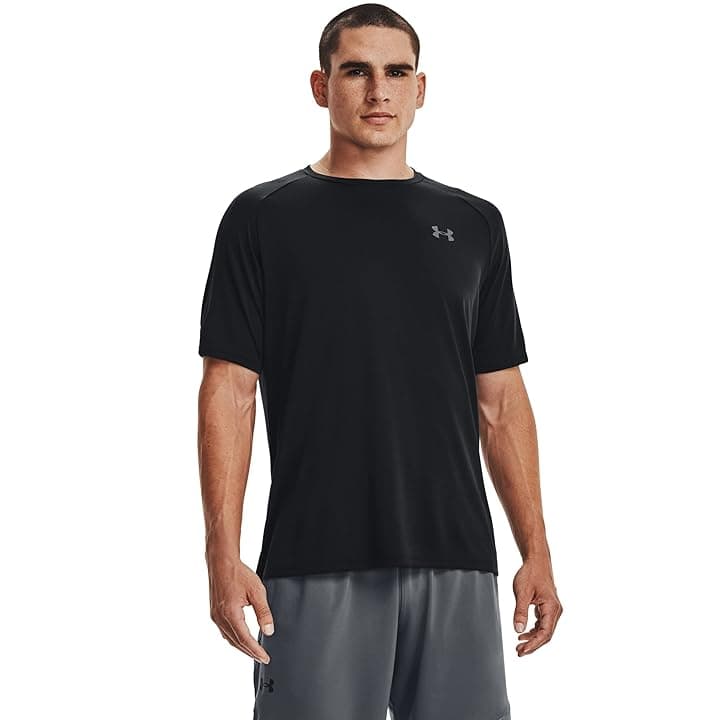 Under Armour Tech 2.0 Manica Corta T-Shirt Sportiva Leggera e Traspirante, Abbigliamento da Palestra con Tecnologia Anti-Odore Uomo (Pacco da 1)