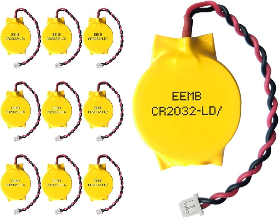 EEMB 10 CR2032 CMOS 3V cavo e connettore MOLEX scheda madre