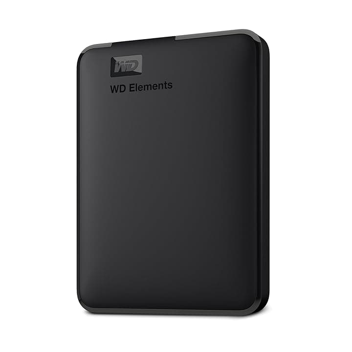 WD 2TB Elements Hard Disk Esterno Portatile, USB 3.2 Gen 1 SuperSpeed/USB 3.0, Espandibilità plug-and-play, Formatto per Windows, Nero