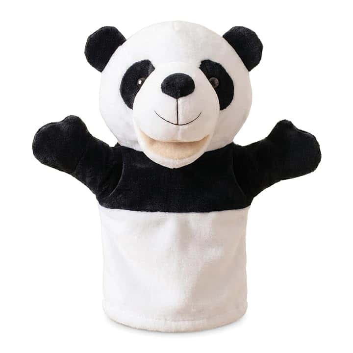 Marionette a Mano con Animali per Bambini,Il Bambino Include Lupo Leone ecc.Bocche Aperte Mobili,Perfette per Raccontare storie,Insegnare,Scuola Materna,Regali di Compleanno