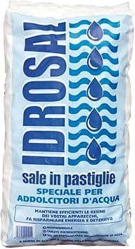 3 SACCHI SALE IN PASTIGLIE AUSTRIACO PER ADDOLCITORI SACCO DA 25 KG USO ALIMENTARE