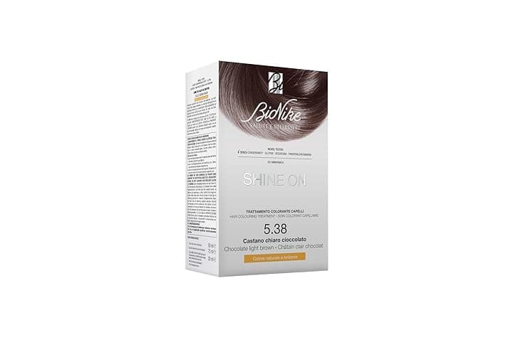 Bionike Shine On - Trattamento Colorante Capelli, Kit Tinta per Cute Sensibile Senza Ammoniaca, Azione Nutriente e Protettiva, Dona un Colore Naturale e Brillante, Copre i Capelli Bianchi