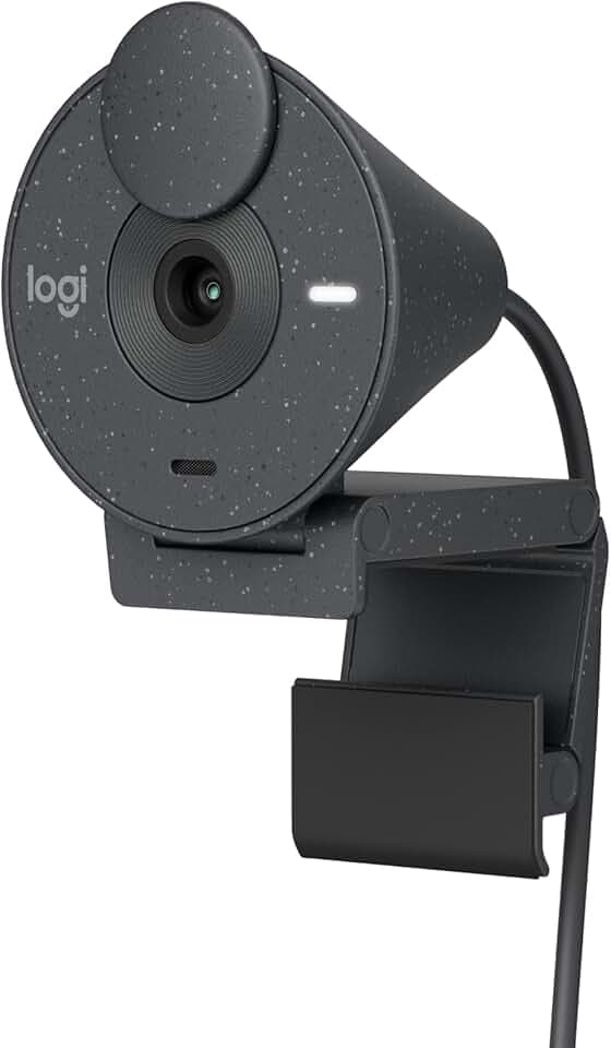 Logitech Brio 300 Webcam Full HD con Otturatore Privacy - Grafite