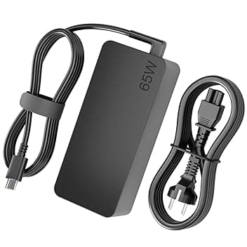 Alimentatore USB C 65W Caricatore Notebook Type C per Lenovo ThinkPad X1 Carbon 5th 6th 7th T480 T490 T580 T590 T14 E15 IdeaPad Yoga 720 730 910 920 C930 Chromebook 100e C-adattatore caricatore