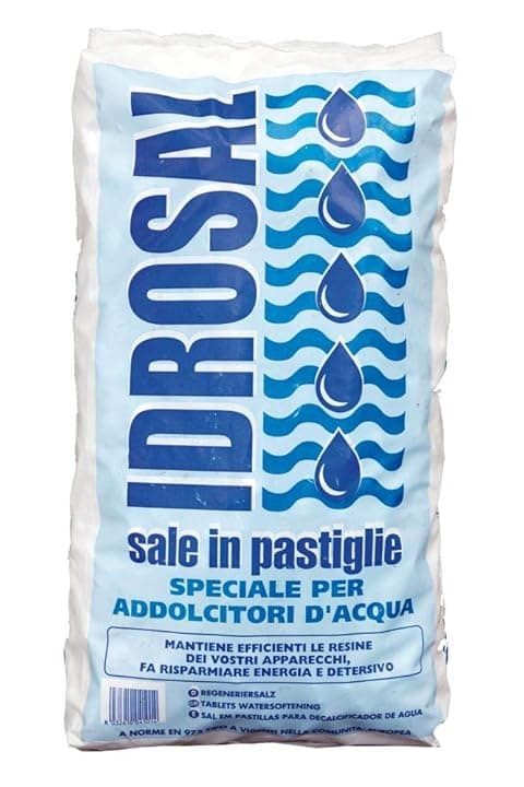 acquaverde 8 Sacchi Sale in Pastiglie 25 kg per Addolcitori Ebollizione per Resine Depuratori Addolcitori