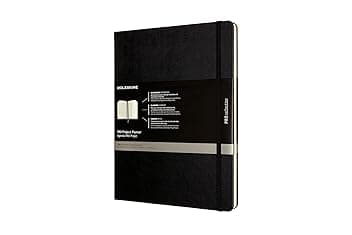 Moleskine Pro Project Planner, Agenda Professionale e Taccuino per Obiettivi, Agenda Produttività per Progetti, Copertina Rigida, Formato Extra Large 19x 25 cm, Colore Nero, 288 Pagine The Forest Stewardship Council