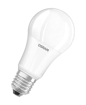 Osram LED Base Classic A Lampada, a Forma di Lampadina con Attacco E27, non dimmerabile, Sostituisce 100 watt, Opaca, Bianco Freddo, 4000 Kelvin, Confezione da 3