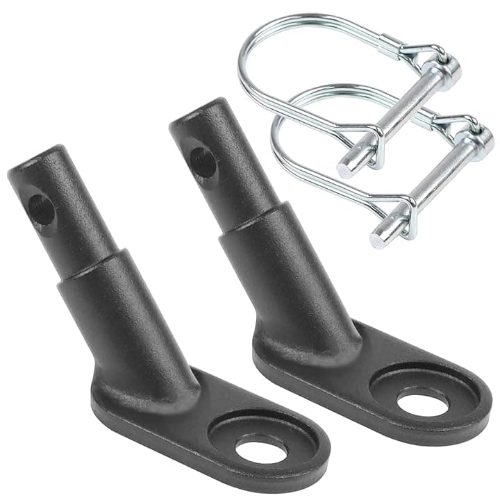Gancio per bicicletta, 2 pezzi, con perno di sicurezza, per cani per bicicletta, per bambini, per animali domestici