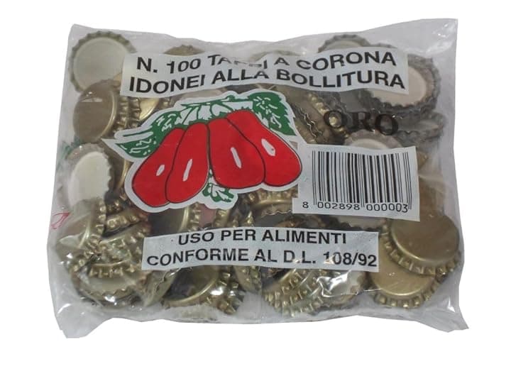 TAPPI CORONA DORE` CONF. 100 PZ. D.26 *